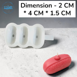 3 Cavity Mini Chum Chum Silicone Mold - TPD-20 | Silicone Molds For Fondant Candle Making, Resin, & Plaster Crafts 3 Cavity Mini Chum Chum Silicone Mold - TPD-20 | Silicone Molds For Fondant Candle Making, Resin, & Plaster Crafts