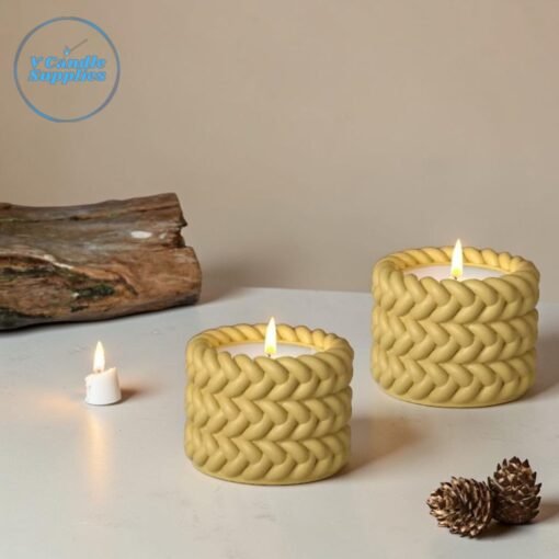 Three Layer Rope Storage Box Silicone Mold - DM10 | Silicone Molds For Fondant Candle Making, Resin, & Plaster Crafts By V Candle Supplies 1 Three Layer Rope Storage Box Silicone Mold - DM10 | Silicone Molds For Fondant Candle Making, Resin, & Plaster Crafts By V Candle Supplies